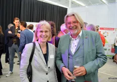 Annette Wijering van de RVO samen met gastheer Rob Baan.